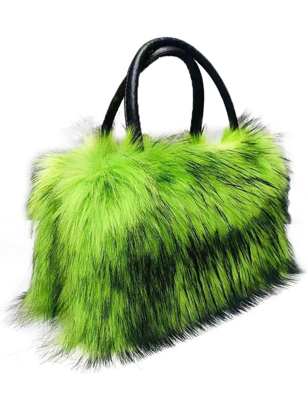 Fluffy Faux Fur Tote Bag - Stylish Women's Shoulder Handbag for Moms & Friends